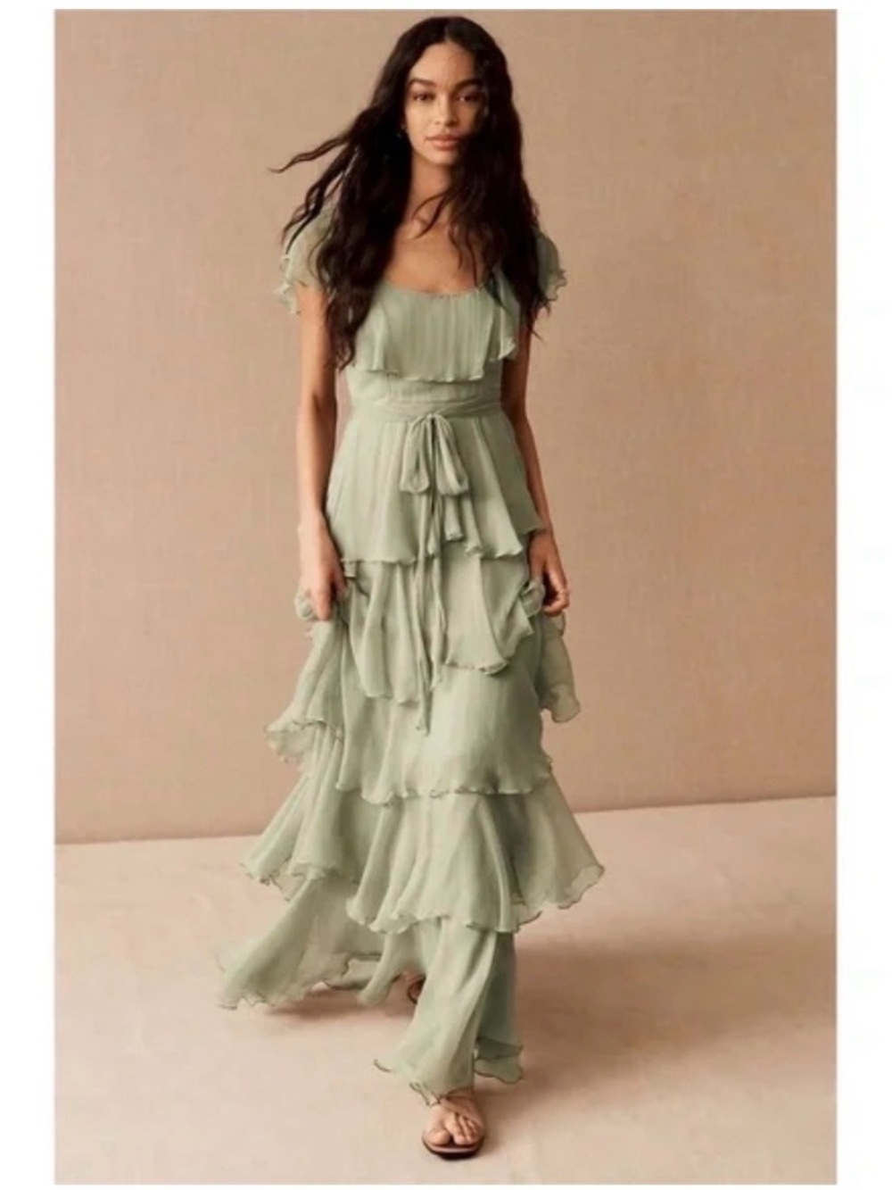 NWT Brand New BHLDN Amelie Maxi Dress Gown Size 4